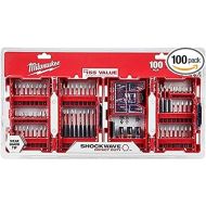 Milwaukee SHOCKWAVE Impact Duty Alloy Steel Drill and Screw Driver Bit Set (100-Piece)