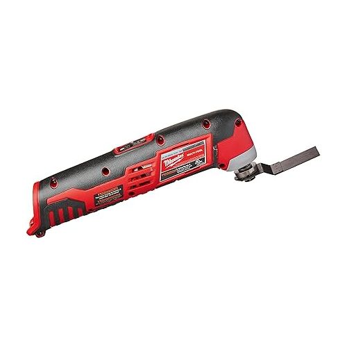  Milwaukee 2426-20 M12 12 Volt Redlithium Ion 20,000 OPM Variable Speed Cordless Multi Tool with Multi-Use Blade, Sanding Pad, and Multi-Grit Papers (Battery Not Included, Power Only)
