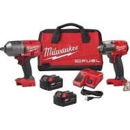 Milwaukee 2 Pc. M18 FUEL High Torque & Mid Torque Impact Wrench Auto Combo Kit