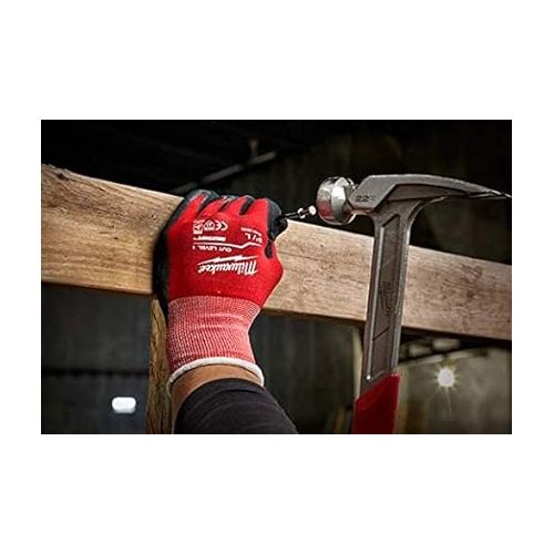  MILWAUKEE Cut 1 Dipped Gloves - L (Single Pair)