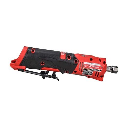  Milwaukee 2486-22 M12 FUEL 12V Straight DieGrinder Kit with (2) 2.0Ah Battery, Charger & Tool Bag