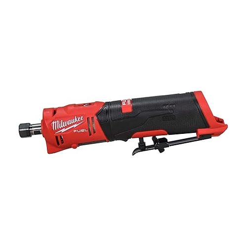  Milwaukee 2486-22 M12 FUEL 12V Straight DieGrinder Kit with (2) 2.0Ah Battery, Charger & Tool Bag