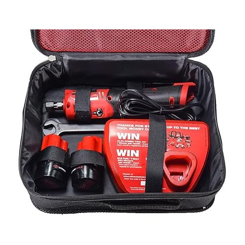  Milwaukee 2486-22 M12 FUEL 12V Straight DieGrinder Kit with (2) 2.0Ah Battery, Charger & Tool Bag