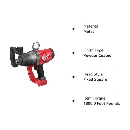  MILWAUKEE'S Impact Wrench,Cordless,Full-Size,18VDC (2867-20)