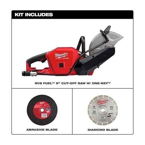  Milwaukee 2786-20 M18 FUEL Lithium-Ion 9 in. Cut-Off Saw w/ONE-KEY (Tool Only)