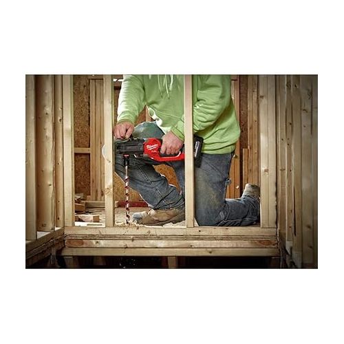  Milwaukee 2808-20 M18 FUEL HOLE HAWG Brushless Lithium-Ion Cordless Right Angle Drill with 7/16 in. QUIK-LOK (Tool Only)