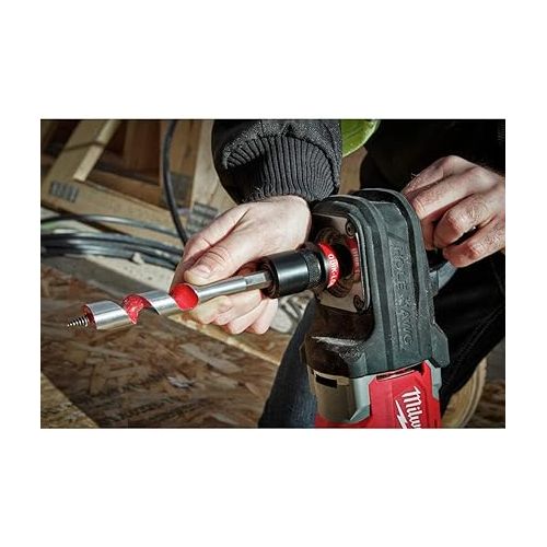  Milwaukee 2808-20 M18 FUEL HOLE HAWG Brushless Lithium-Ion Cordless Right Angle Drill with 7/16 in. QUIK-LOK (Tool Only)