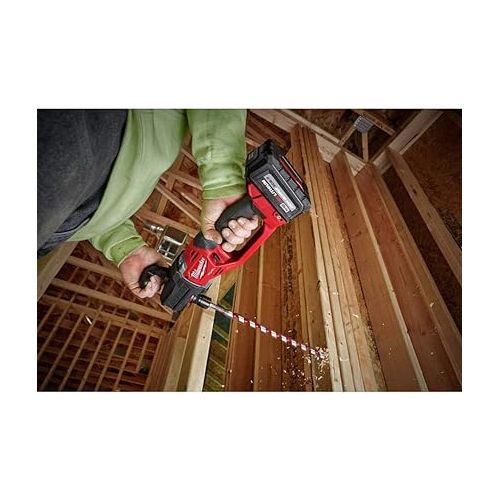  Milwaukee 2808-20 M18 FUEL HOLE HAWG Brushless Lithium-Ion Cordless Right Angle Drill with 7/16 in. QUIK-LOK (Tool Only)