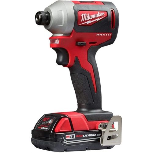  Milwaukee 2893-22CXP M18 18-Volt Lithium-Ion Brushless Cordless Hammer Drill/Impact/Hackzaw Combo Kit (3-Tool) with 2 Batteries, Charger and Bag