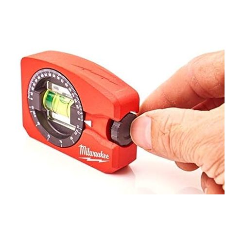  Milwaukee 4932459597 932459597 Magnetic Pocket Level 7.8cm, Red