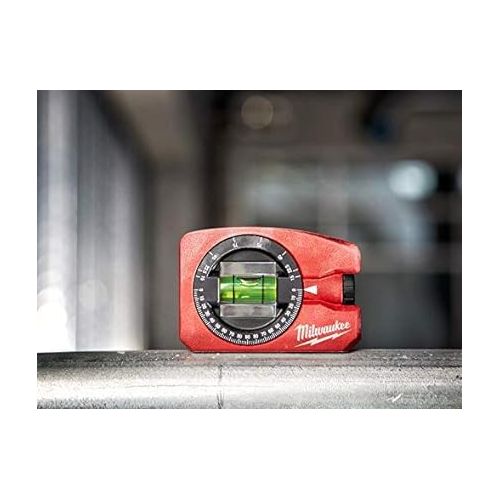  Milwaukee 4932459597 932459597 Magnetic Pocket Level 7.8cm, Red