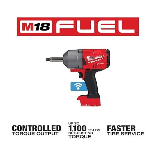  M18 FUEL 1/2 in. Extended Anvil Controlled Torque Impact Wrench with ONE-KEY