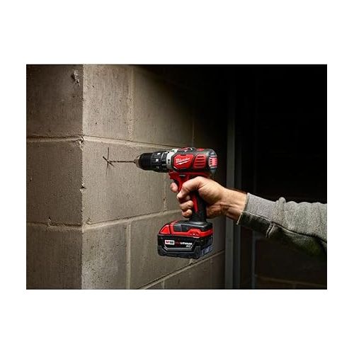  Milwaukee 2697-22 M18 18-Volt Lithium-Ion Cordless Hammer Drill/Impact Driver XC Combo Kit (2-Tool)