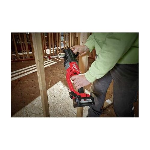  Milwaukee 2807-20 M18 FUEL HOLE HAWG Brushless Lithium-Ion 1/2 in. Cordless Right Angle Drill (Tool Only)