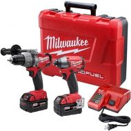 Milwaukee 2797-22 M18 Fuel Lithium 2-Tool Combo Kit includes Hammer Drill and Hex Impact Driver