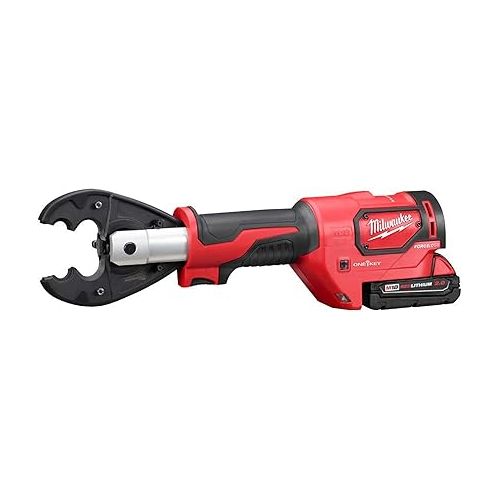  Milwaukee 2678-22O M18 Force Logic 6T Utility Crimping Kit with D3 Grooves And Fixed O Die