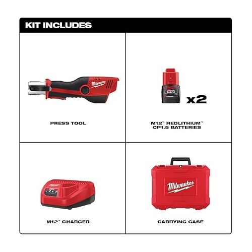  Milwaukee 2473-20 M12 Force Logic Press tool - No Jaws