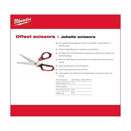  Milwaukee - Offset Scissors