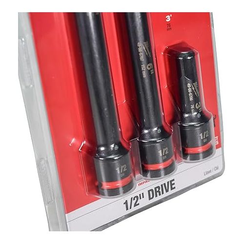  Milwaukee 49-66-6715 3 Piece Shockwave Impact Duty 1/2