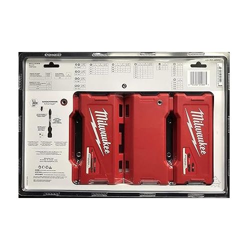  Milwaukee Shockwave Impact Driver Bit Set (74 Piece) 48-32-4062