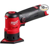 Milwaukee 2531-20 12V Brushless Cordless Orbital Detail Sander (Tool Only) Red and Black