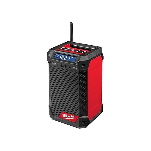  Milwaukee 2951-20 M12 Lithium-Ion Cordless Radio + Charger (Tool Only)