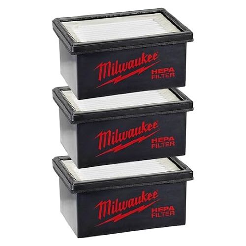  Milwaukee, 49-90-2306, Vacuum Filter, HEPA, PK3