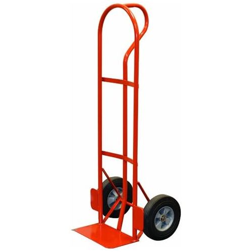  Milwaukee Hand Trucks 47866 P-Handle Truck with 10-Inch Solid Puncture Proof Tires and Wheel Guards