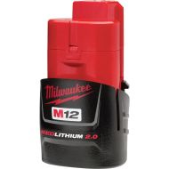 Milwaukee 48-11-2420 M12 12V REDLITHIUM 2.0 Compact Battery Pack for M12 Tools