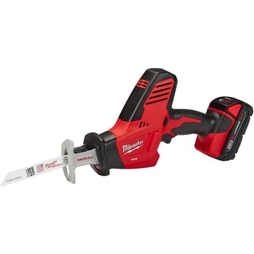  Milwaukee 2625-21CT M18 18-Volt Hackzall Cordless One-Handed Reciprocating Saw Kit