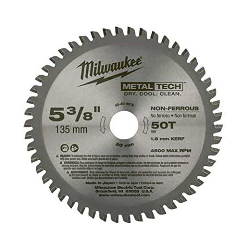  Milwaukee 48-40-4075 5-3/8-Inch 50T Non-Ferrous Metal Blade