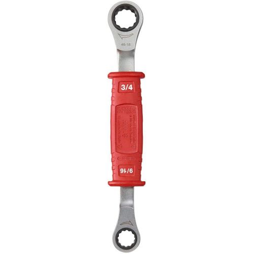  MILWAUKEE Linemana€s 2-in-1 Insulated Ratcheting Box Wrench Milwaukee 48-22-9211