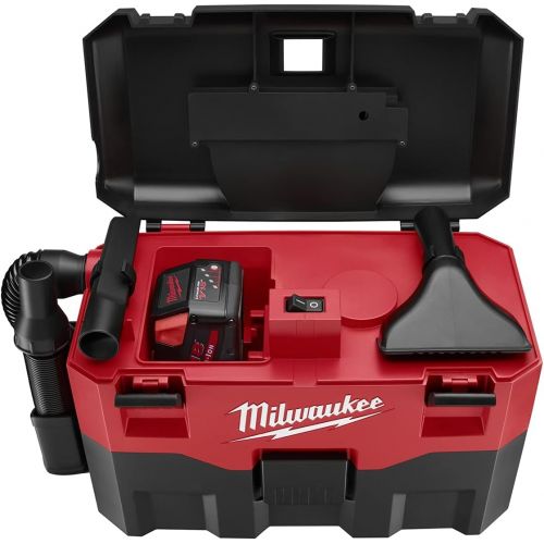  Milwaukee 0880-20 18V Cordless Lithium-Ion 2 Gallon Wet/Dry Vacuum (Bare Tool)