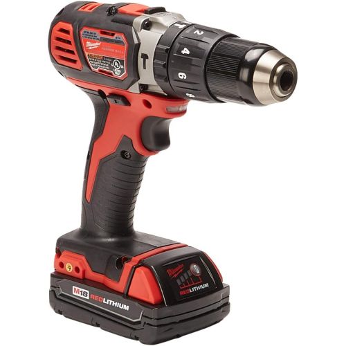  Milwaukee M18 Compact 1/2 Hammer Drill/Driver Kit (2607-22CT)