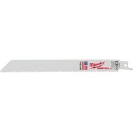 Milwaukee 48-01-7093 Super Sawzall Blade 8/12 Teeth per Inch 8-Inch Length 25-Pack