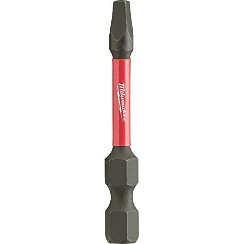  Milwaukee 48-32-4172 Shockwave 2 Power Bit Sq Recess #2 (25 Pack)