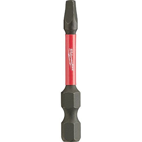  Milwaukee 48-32-4172 Shockwave 2 Power Bit Sq Recess #2 (25 Pack)