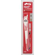 Milwaukee 48-01-6035 6 in. 5 Teeth per in. Wood Cutting SAWZALL Reciprocating Saw Blades White (Pack of 50)
