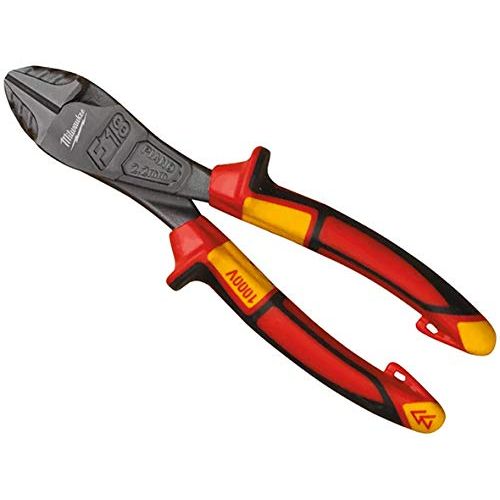  Milwaukee 932464569 VDE Heavy-Duty Diagonal Cutter 180mm, Red