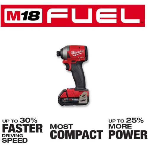  Milwaukee M18 Fuel 1/4IN Hex Impact Driver CP Kit
