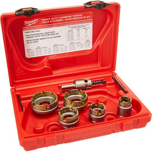  Milwaukee 7 Piece Carbide Cutter Plate Kit