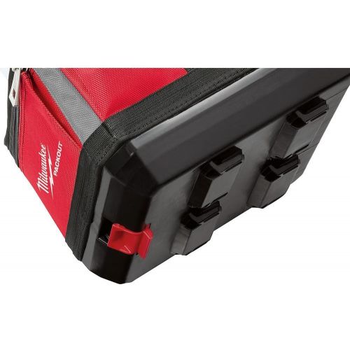  Milwaukee 10 Packout Storage Tote with Impoact Resistant Molded Base, Durable Molded Handle and Reinforced Side Walls, 28 total Pockets, Designed for Ultimate Durability