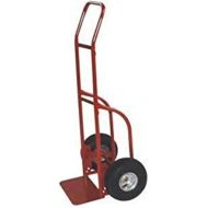 Milwaukee Hand Trucks 47112 Flow Back Handle Truck with 10-Inch Solid Puncture Proof Tires