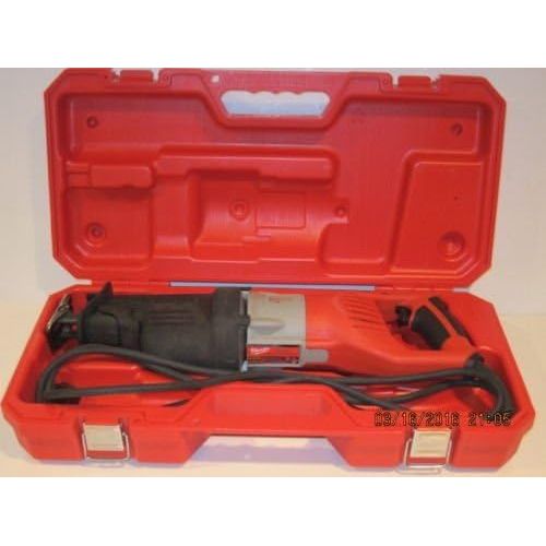  Milwaukee 0-2,800 SPM,1-1/4 Stroke Length,17-3/4 Length,15.0 Amps,120V AC Super Sawzall Saw Kit In A Case Includes (1) Super Sawzall Blade,Wt. 9.8 Lbs.