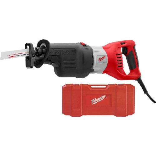  Milwaukee 0-2,800 SPM,1-1/4 Stroke Length,17-3/4 Length,15.0 Amps,120V AC Super Sawzall Saw Kit In A Case Includes (1) Super Sawzall Blade,Wt. 9.8 Lbs.