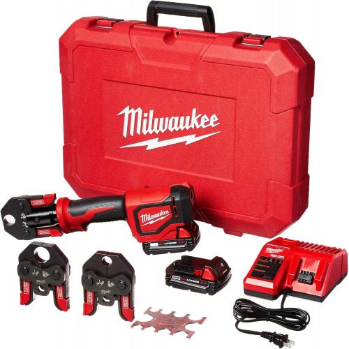  Milwaukee 2674-22C Short Throw Press Tool Kit w/ PEX Crimp Jaws