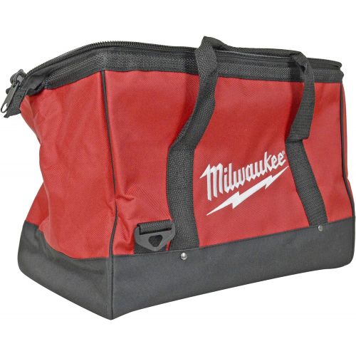  Milwaukee 16-inch x 10-inch x 12-inch Red Contractor Tool Bag