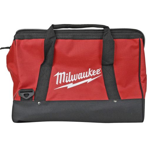  Milwaukee 16-inch x 10-inch x 12-inch Red Contractor Tool Bag