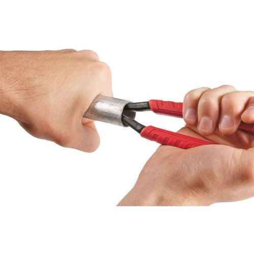  Milwaukee 48-22-6208 8 Inch V-Jaw Hex Pliers w/ Reaming Head and 16-Position All-Metal Quick Adjust Mechanism