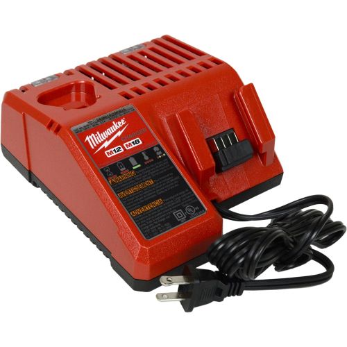  Milwaukee 48-59-1812 12V/18V Battery Charger and (2) 48-11-1820 18V 2.0Ah Batteries